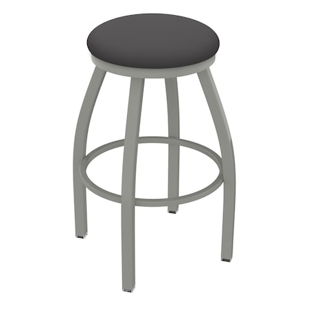 Holland Bar Stool Co 36" Swivel X-Tall Bar Stool, Nickel Finish, Canter Storm Seat 80236AN004
